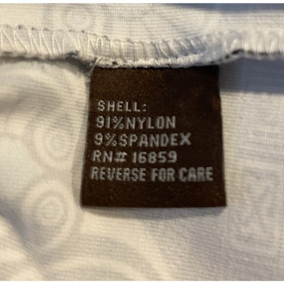 J.McLaughlin Sheath Dress Catalina Cloth Pockets Black Blue Cream Small S - Picture 5 of 5